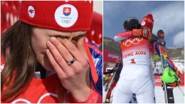 Pamatykite: emocinga slovakės reakcija dramatiškai triumfavus kalnų slidinėjimo finale